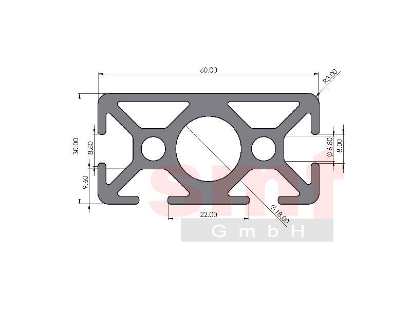 Alu Kantenschutz Profil 19x8 mm, 2,5 m (silber) - BAUAKTIV Discount Baumarkt